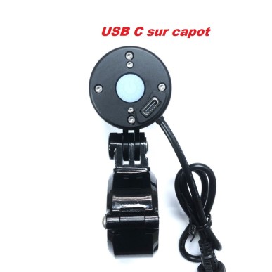 Eclairage bikepacking haute puissance lampe 1200 lumens EXR1100IT